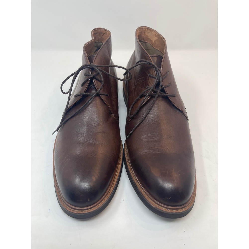 Aldo Chukka Boots Mens Brown Leather Good Lace Up‎ Desert Boots